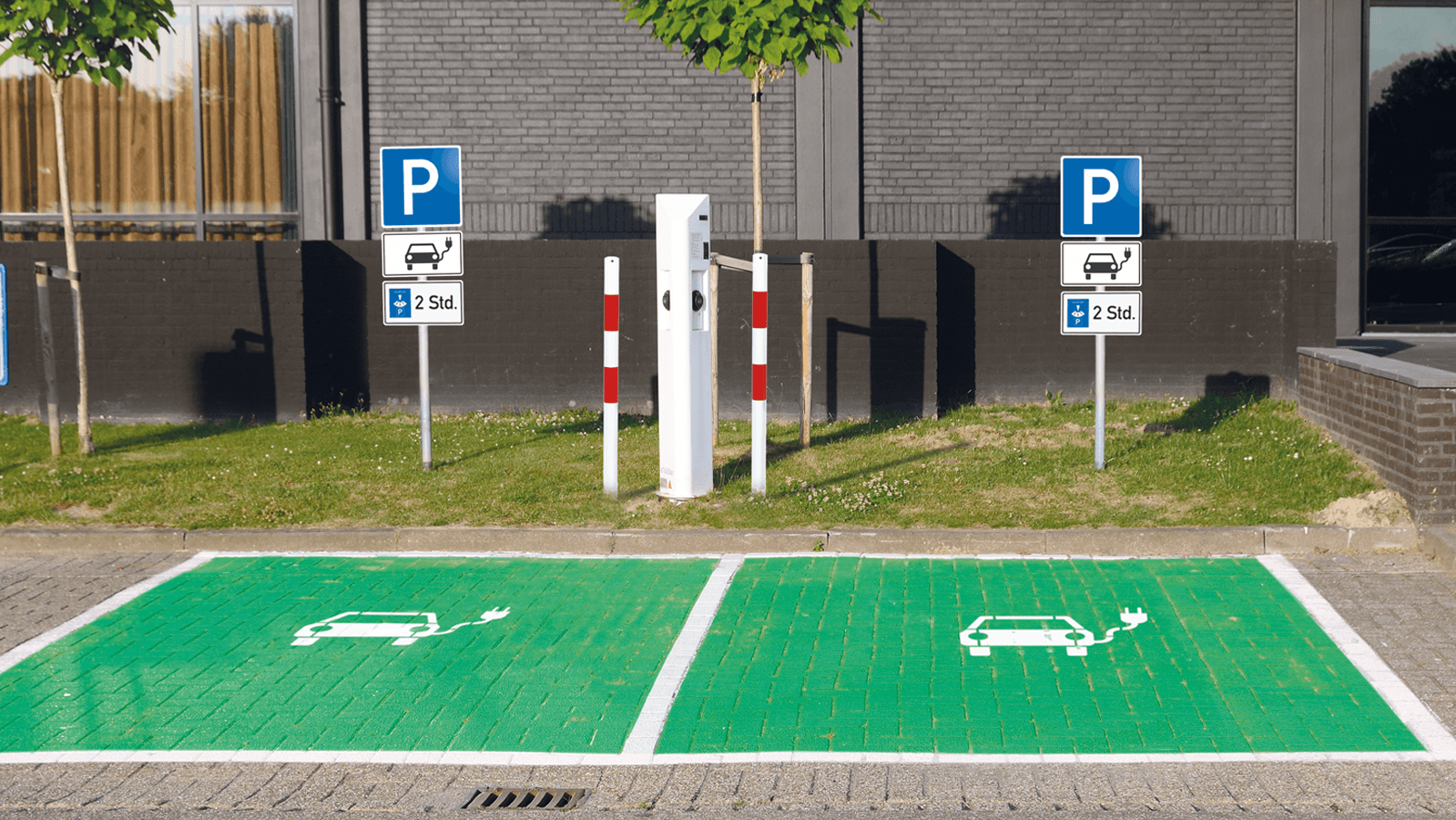 Parkflächen für Elektrofahrzeuge