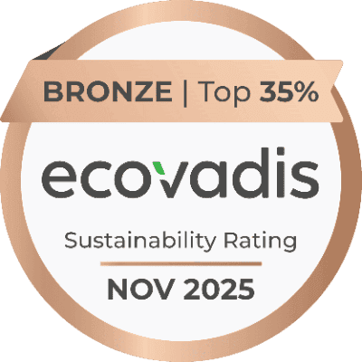 EcoVadis - Nachhaltigkeitssiegel in Bronze